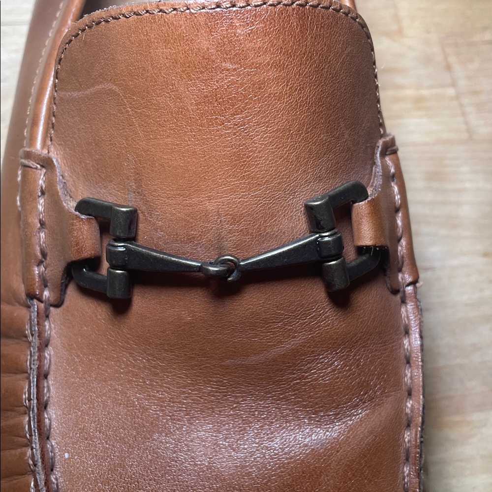 Cole Haan Wyatt Bit Driver Loafer Moc Toe slip on tan shoes men’s size 9.5 - Picture 13 of 16
